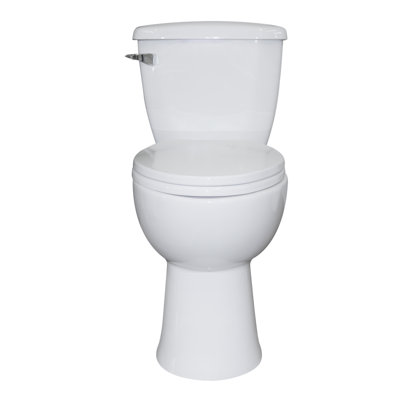 Toilette ronde deux pièces à double chasse