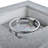 U_Style MGO Outdoor Square Fire Pit with Steel Burner,Lightweight 24.02-inch Propane Fire Pit Table with Adjustable Flame, 40,000 BTU, Lava Rocks, and Rain Cover for Patio,Backyard, and Poolside-521932693