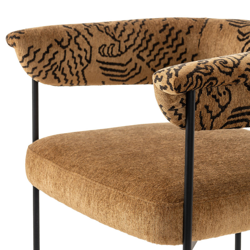 Grayson Counter and Bar Stool, Counter Stool (26.5" Seat Height), Brown, Abstract