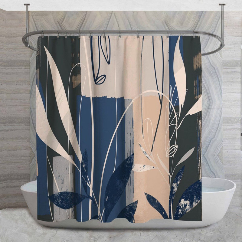 Rideau de douche Clorice, H 83 po x l 70 po
