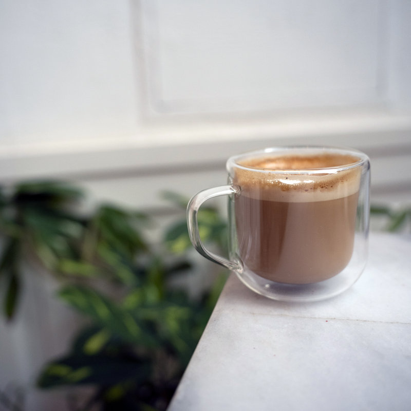 Thermic Sublime 8.1 Oz Cappuccino Drinking Glasses (set Of 2)