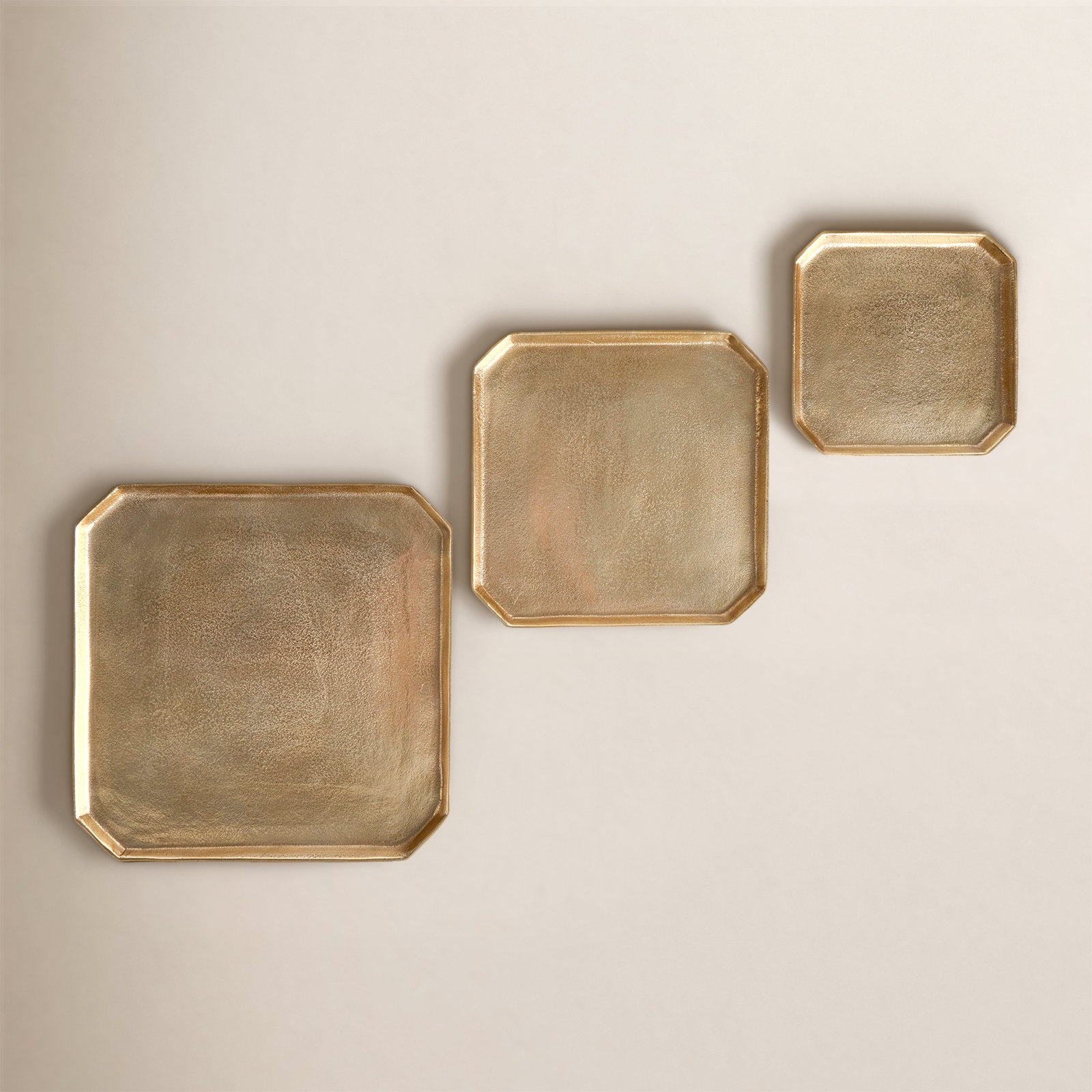 Astaire Square Aluminum Tray