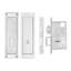 Stainless Steel Pocket Door Hardware-1148478778