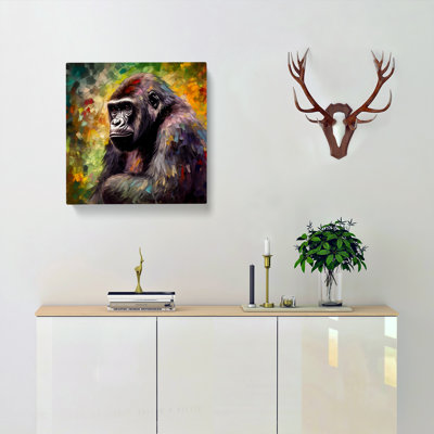 Gorilla Impressionism - Wrapped Canvas