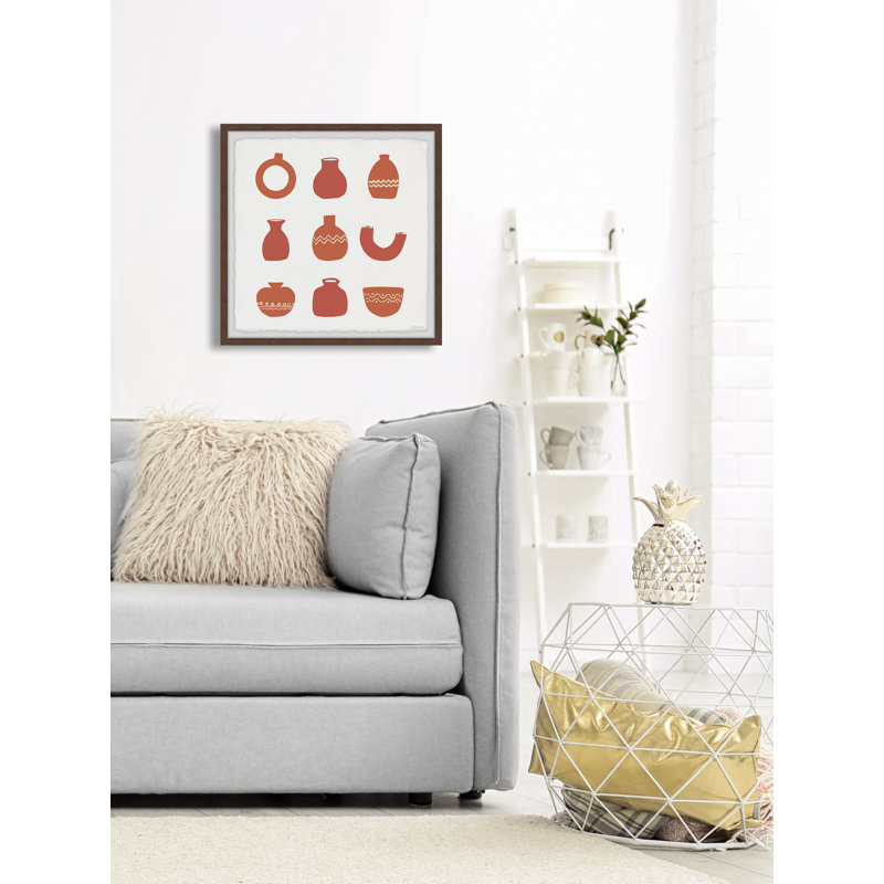 Classic Containers - Single Picture Frame Painting, 61cm H x 61cm W x 3.81cm D