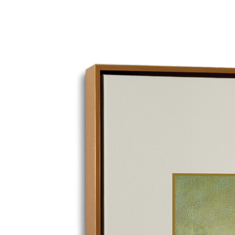 «Mona Lisa» par Leonardo Da Vinci, H 18,75 po x l 12,75 po, Cadre flottant or poli