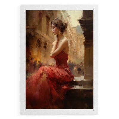 WOMEN Series CDxxviii - reproduction sur toile de qualité supérieure seulement - non encadrée - prête à être accrochée