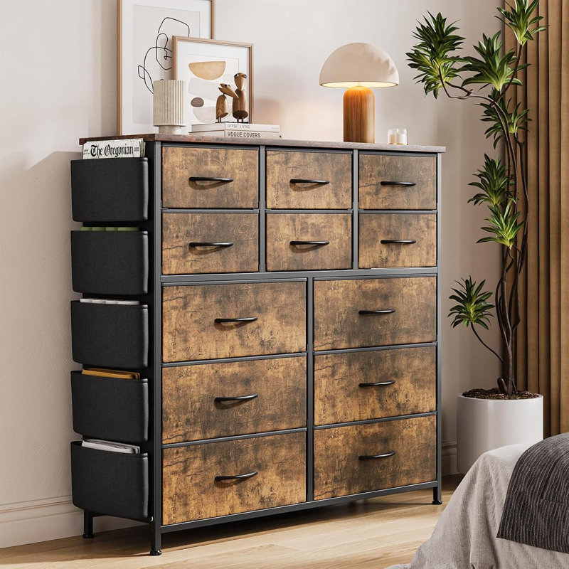 3 - Drawer Chest of Drawers, Tan