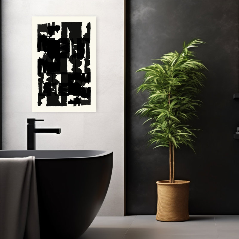 Art contemporain, art contemporain abstrait, H 24 po x l 16 po