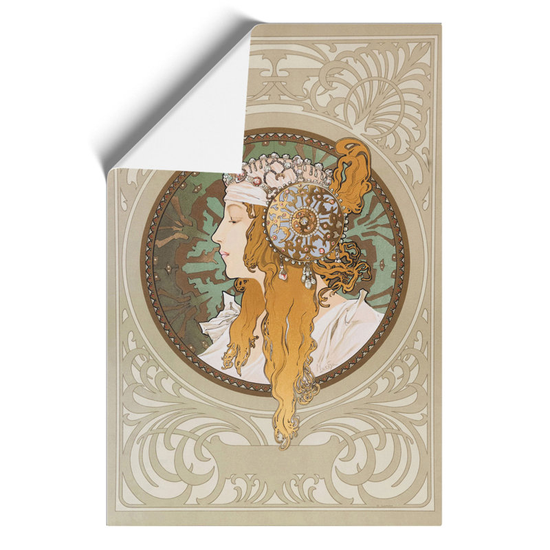 Byzantine by Alphonse Mucha - No Frame Print, 42cm H x 30cm W x 0.1cm D