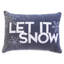 Coussin en velours Nneka Let It Snow