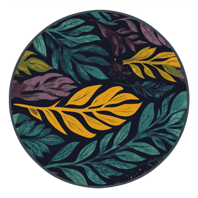 Shimmering Glade Rug, Round 8'