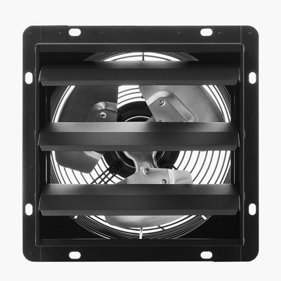 12 in Shutter Exhaust Fan with Smart Programming Controller Wall Mount