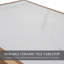 Brighi Wicker Patio Bar Counter with Ceramic Top