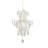 1-Light Chrome Chandelier With Clear Crystals-95385440