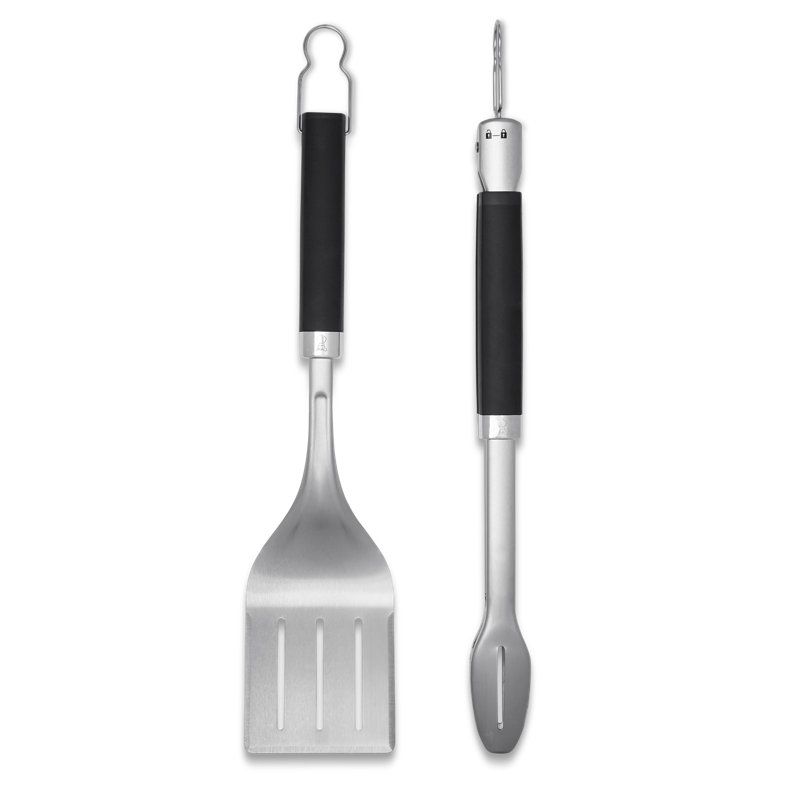 Weber Precision Grill Tongs & Spatula Set