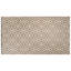 Cercle infini en taupe/blanc Tapis décoratif