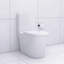 Toilette allongée une pièce - blanc