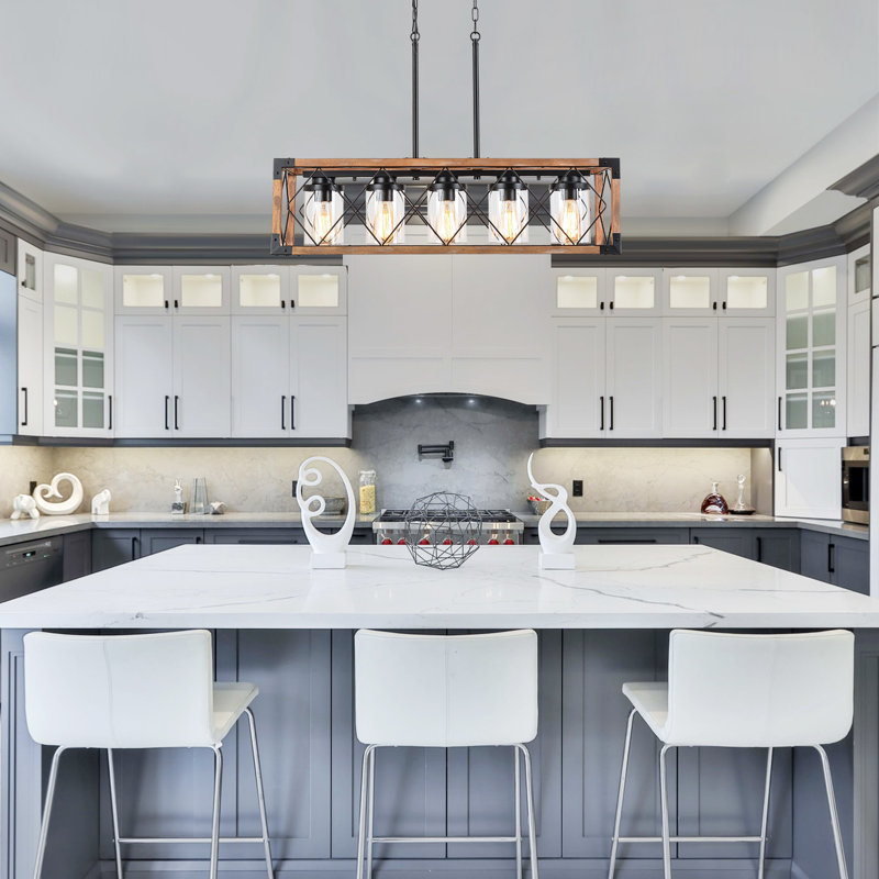 32.7" 5-Light Kitchen Island Lighting