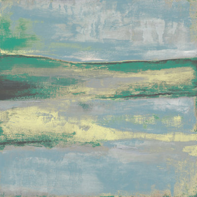 Reproduction d’art sur toile tendue « cool horizon ii » par jennifer goldberger