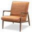 Fauteuil en cuir italien pleine fleur Rowan-1185733604