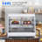 Refrigerated Display Case ,5.3 Cu.Ft  Countertop Pastry Display Case Commercial Display Refrigerator w/LED display Air-cooling Automatic Defrost Rear Sliding Door