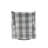 Patli Gray&White Fabric Glider Chair with Swivel