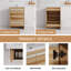 Meuble-lavabo sur pied simple avec plateau en bois manufacturé 24,19 po Boey