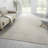 Silver/Cream Farmhouse Distressed Power-Loomed Indoor Area Rug-769829991