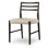 Upholstered Ladder Back Side Chair in Ivory
