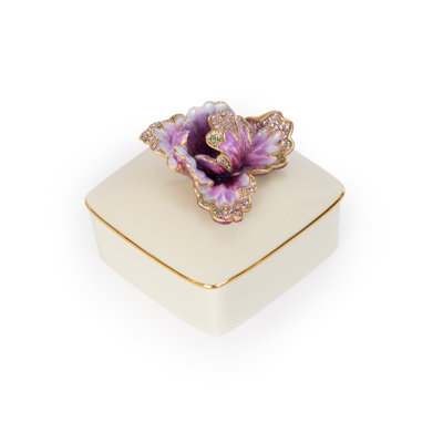 Boîte en porcelaine tulipe