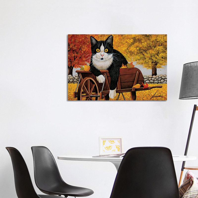 Molly Granovsky Wheelbarrow 1 Piece Wrapped Canvas Wall Art, 101.6 cm H x 66.04 cm W x 1.91 cm D