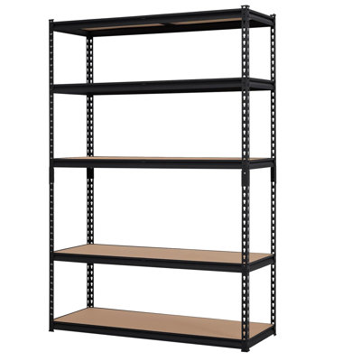 Garage Shelving Unit Heavy Duty Storage Shelves 5-Tier Metal Storage Rack for Pantry Industrial Shelf, 72''
