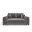 Two-seater square arms loveseat sofa-205228400