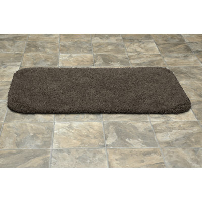Treye Nylon Bath Rug with Non-Slip Backing