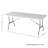 71" Plastic Rectangular Portable 6-Foot Folding Table - Indoor and Outdoor Table