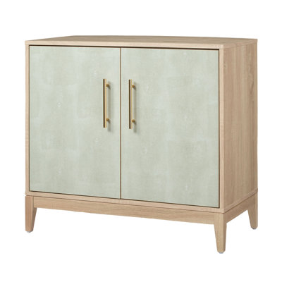 Sango Shagreen 2-Door Wooden Cabinet, Adjustable Shelf, Stylish Accent Piece