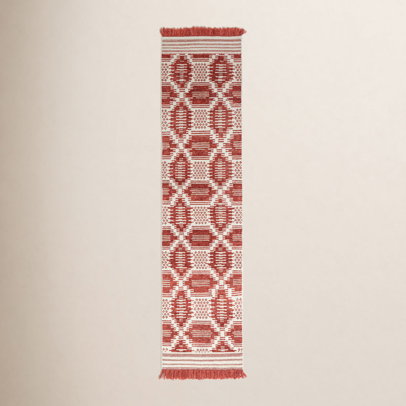 Bovina Geometric Area Rug, Runner 2' x 8'