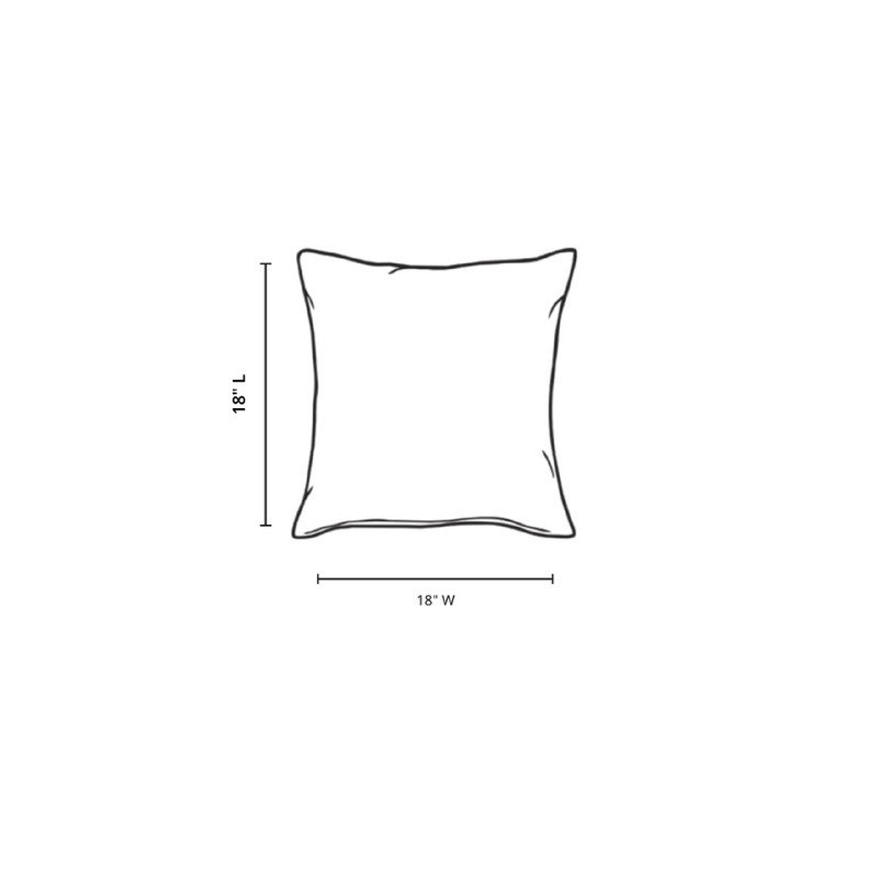 Floral Cotton Blend Throw Pillow