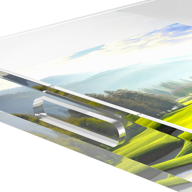 Decorative Tray, 2" H x 15" W x 15" D