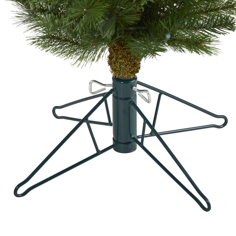 Lighted Artificial Pine Christmas Tree, 5' H