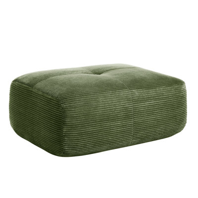 Coin en velours côtelé olive, installation rapide, éponge haute résilience 32D, tissu respirant et velours côtelé, douceur soyeuse, multi-angles