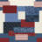 Red / White / Blue Patriotic Patchwork Reversible Quilt Set with Shams-110847154