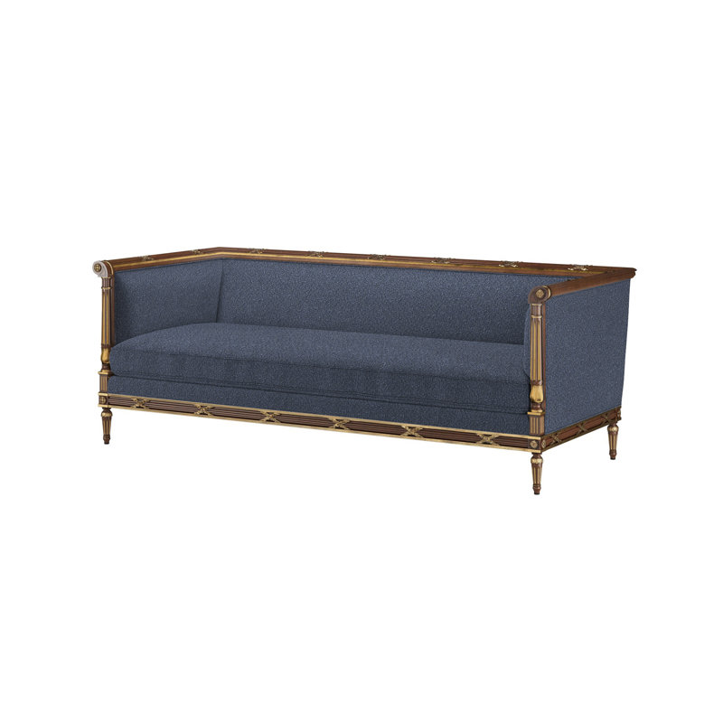 Regent's Visit Sofa, Dutton Indigo (Performance fabric) 1352-54