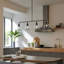 4-light Linear Clear Glass Globe Kitchen Island Pendant-95745018