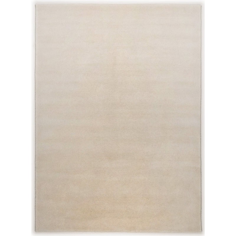 Pires Solid Colour Wool Hand Woven Area Rug, Runner 70 x 140cm