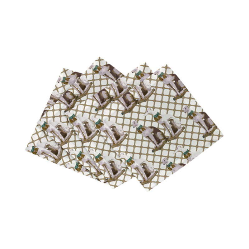 Regal Greyhound Square Napkins, 6" W x 6" L, Luxe