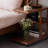 25.59" Brown Solid Wood Rectangular Coffee Table