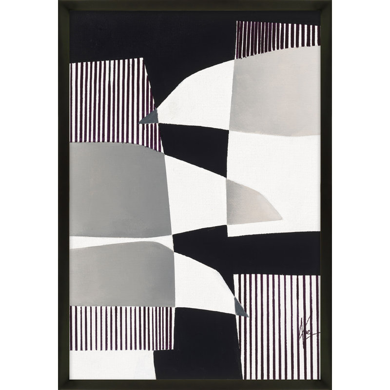 Fortepiano Piano Painting by Lee Lessem, Black Framed, 20" H x 14" W