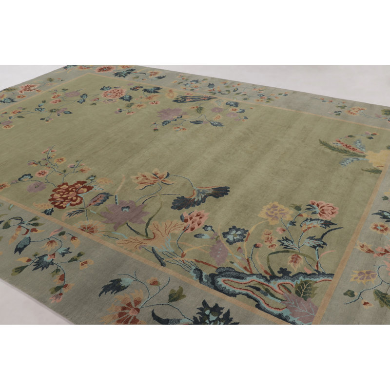 Art Deco Handmade Wool Area Rug